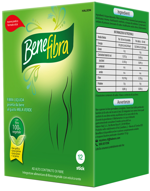 BENEFIBRA LIQUIDA 12 STICK DA 30 ML - maxifarmacia.it