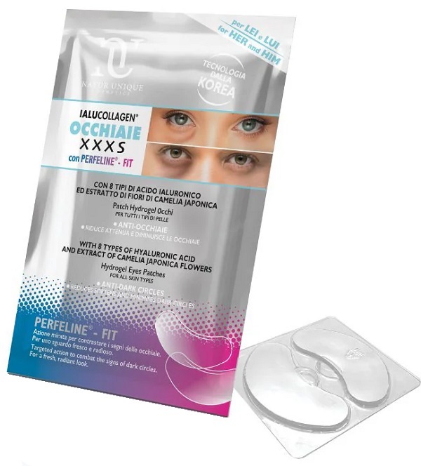NATUR UNIQUE IALUCOLLAGEN OCCHIAIE XXXS PATCH HYDROGEL 2 PEZZI - maxifarmacia.it