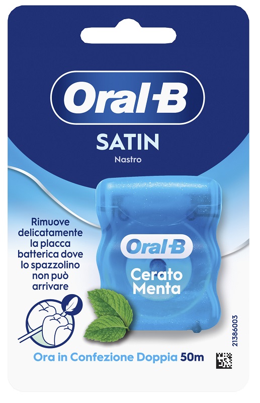 ORALB MAN FILO INTERDENTALE SATIN TAPE MENTA 50 METRI - maxifarmacia.it