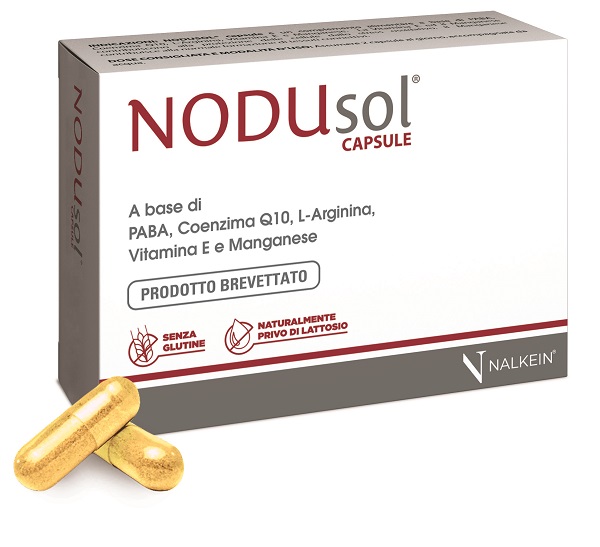 NODUSOL 30 CAPSULE 610 MG PRODOTTO BREVETTATO SENZA GLUTINE NATURALMENTE PRIVO DI LATTOSIO - maxifarmacia.it