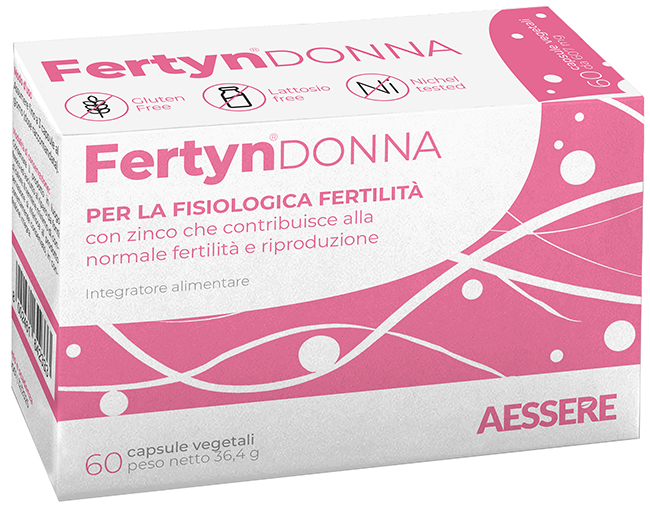 FERTYN DONNA 60 CAPSULE VEGETALI SENZA GLUTINE SENZA LATTOSIO - maxifarmacia.it