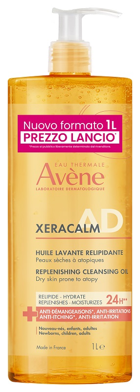 EAU THERMALE AVENE XERACALM AD OLIO DETERGENTE LIPORESTITUTIVO 1 LITRO PREZZO LANCIO - maxifarmacia.it