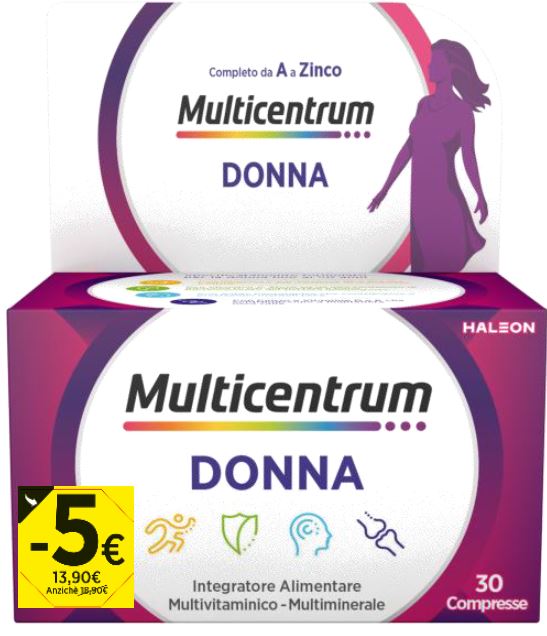 MULTICENTRUM DONNA 30 COMPRESSE PROMO 2026 - maxifarmacia.it