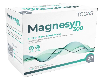 MAGNESYN 300 30 BUSTINE 6 G CON EDULCORANTE SENZA GLUTINE SENZA ZUCCHERO - maxifarmacia.it