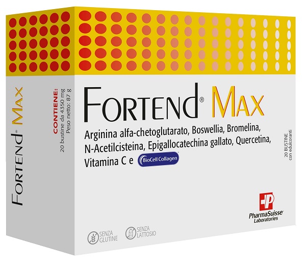 FORTEND MAX 20 BUSTINE SENZA GLUTINE E LATTOSIO - maxifarmacia.it