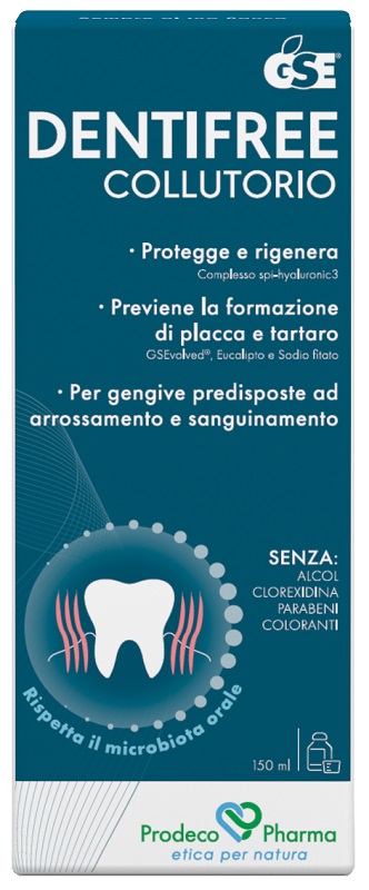 GSE DENTIFREE COLLUTORIO 150 ML - maxifarmacia.it