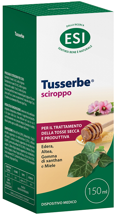ESI TUSSERBE SCIROPPO 150 ML GUSTO FRAGOLA SENZA GLUTINE SENZA LATTOSIO - maxifarmacia.it