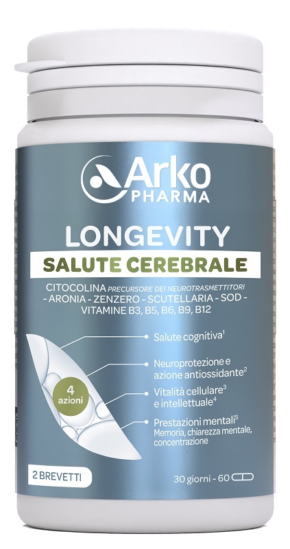 LONGEVITY SALUTE CEREBRALE 60 CAPSULE - maxifarmacia.it