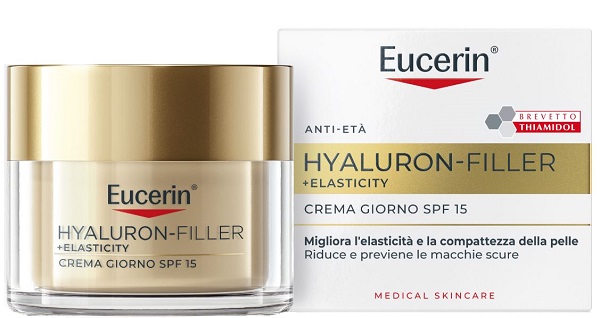 EUCERIN HYALURON FILLER+ ELASTICITY CREMA GIORNO SPF15 50 ML - maxifarmacia.it