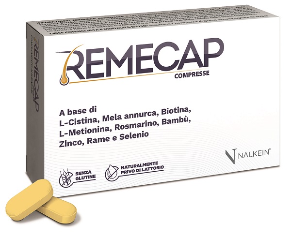 REMECAP 30 COMPRESSE RIVESTITE DA 1,25 G SENZA GLUTINE NATURALMENTE PRIVO DI LATTOSIO - maxifarmacia.it