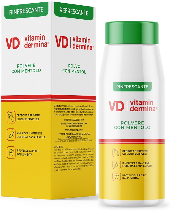 VITAMINDERMINA POLVERE MENTOLO 100 G - maxifarmacia.it