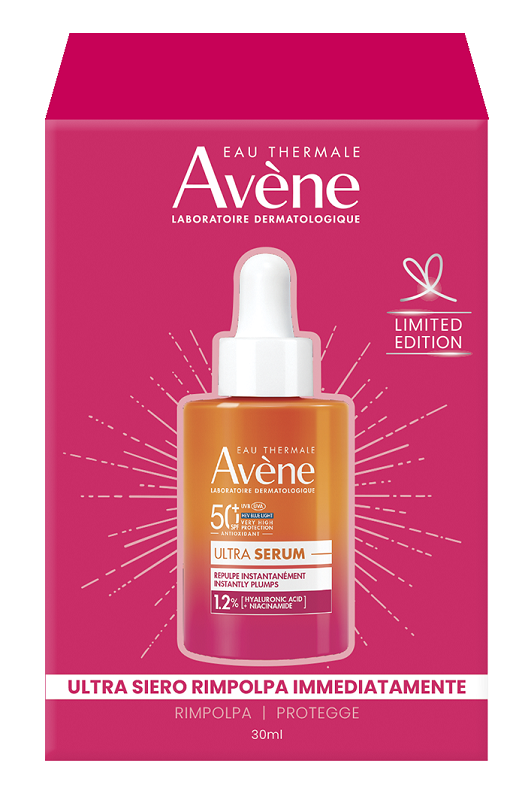 AVENE SOLARI ULTRA SIERO RIMPOLPA IMMEDIATAMENTE SPF50+ 30 ML LIMITED EDITION - maxifarmacia.it